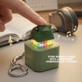thumbnail image 2 of LED Glowing Fidget Clicker Toy, Mechanical Switch Stress Relief Keychain for Kids & Adults, Cute Animal Duck/Frog/Lizard Decompression Toy, Type-C Rechargeable, Pocket-Sized Gift, 2 of 8