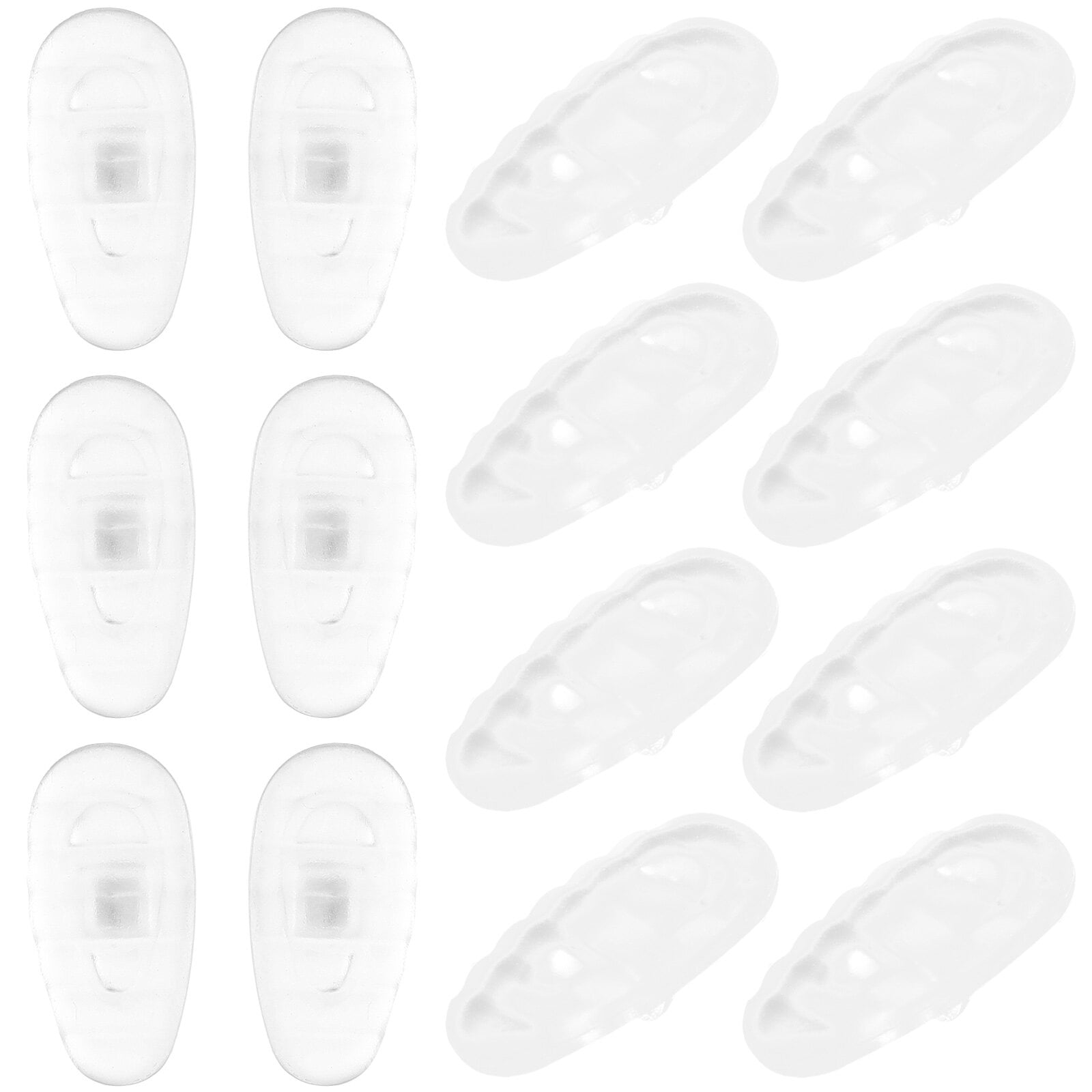 20 Pairs of Eyeglass Nose Pads Silicone Nose Pads Glasses Replacement ...