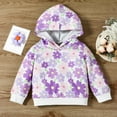 thumbnail image 6 of oqasdz Girls Outfits Set Toddler Long Sleeve Floral Print Hoodie And Pants Two Piece Outfit For Baby Casual Playwear Fall Winter/12-18 Months, 6 of 9