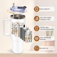thumbnail image 4 of Retirement Gifts for Women, Retired Tumbler for Coworker, Boss, Anniversary Christmas Funny Retired Gifts for Women, Grandma, 40 Oz Tumbler with Handle, 4 of 6