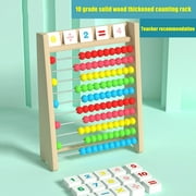 Children's Wooden Abacus Calculation Toys Colored Beads Digital Calculation Racks for Early Education
