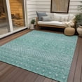 thumbnail image 6 of Addison Rugs Chantille Indoor/Outdoor Transitional Boho Aqua Washable Rectangle Rug, 10' x 14', 6 of 6