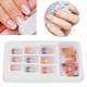 thumbnail image 2 of Juego de puntas de uñas postizas, 24 Uds., cubierta completa desmontable a la moda, puntas artísticas para uñas postizas P135, 2 of 14