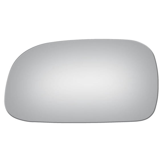 Flat Driver Side Manual Replacement Mirror Glass for 1993-1997 Toyota Corolla W/O Baking Plate