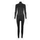 thumbnail image 4 of Conjunto de Yoga Gibobby Mujer Otoño Invierno Color Sólido Cremallera Soporte Cuello Chaqueta Deportiva Fitness, 4 of 5
