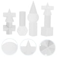 thumbnail image 4 of KAKOWELY 10Pcs Resin Geometrical Sketch Sculpture Practice Model Sketch Learning Tools,1.97"X0.79"X0.79", 4 of 4