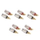 thumbnail image 5 of 10 piezas de conector de terminal de conector banana para amplificador de altavoz chapado en oro, 5 of 12