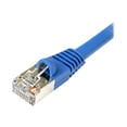 thumbnail image 2 of StarTech.com 6 ft. (1.8 m) Cat5e Ethernet Cable - Power Over Ethernet - Shielded - Blue - Ethernet Network Cable (S45PATCH6BL) - Patch cable - RJ-45 (M) to RJ-45 (M) - 6 ft - shielded - CAT 5e - molded, snagless - blue, 2 of 2