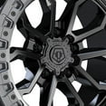 thumbnail image 4 of 20x9 TIS 556BA Satin Black W/Anthracite Ring Wheel 5x150 (20mm), 4 of 5