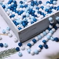 thumbnail image 4 of Perlas de madera TOP HUNTER, 450 unidades, 10 mm, pintadas en azul y blanco, 4 of 6