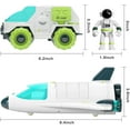 thumbnail image 3 of Space Toys for Kids 3-7, Spaceship Shuttle Car Toy for Boys 3 4 5 6 7 Years Birthday Christmas Gifts, 3 of 9