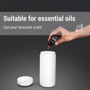 Stadler Form aroma diffuser Lucy using battery power, with flame effect can diffuse essential oils for up to 7 hours, for relaxation and revitalising aromatherapy, black