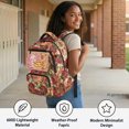 thumbnail image 4 of FUIALDOLG Lightweight 17 Inch Multi Pocket School Backpack, 600D Polyester Durable Bookbag for Primary School Students, 4 of 9