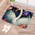 thumbnail image 5 of Swan Non-Slip Polyester Floor Rug Mat, Machine Washable Floor Mats, 5 of 6