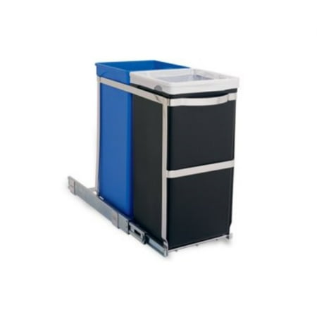 Simplehuman 35 Liter 9 3 Gallon Under Counter Kitchen Pull Out Simplehuman 35 Liter 9 3 Gallon Under Counter Kitchen Pull Out Recycling Trash Can