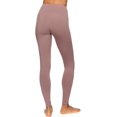 thumbnail image 6 of Felina Velvety Super Soft High-Waisted Legging 2-Pack Yoga Pants Workout Clothes for Women Medium Charcoal Twilight Mauve, 6 of 7
