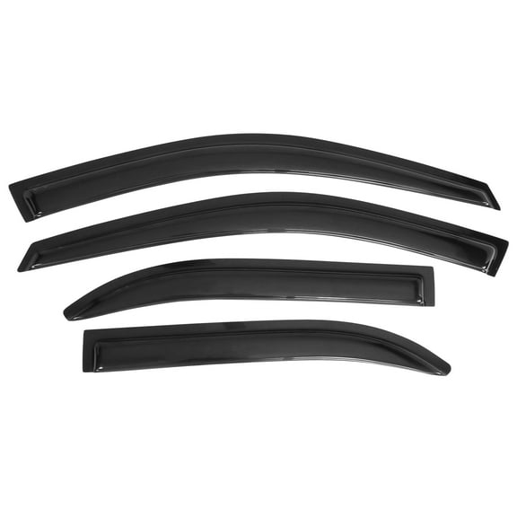 Ikon Motorsports Compatible with 93 94 95 96 97 Toyota Corolla Window Vent Visor Deflector Rain Guard 4Pc Set Outside Mount  1993 1994 1995 1996 1997