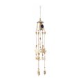 thumbnail image 6 of DecMode 35" Gold Metal Indoor Outdoor Bird Windchime with Glass Beads and Bells, 6 of 9