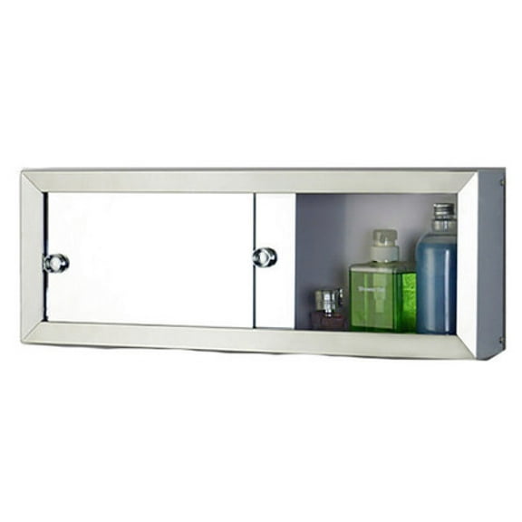 KETCHAM 2408M 8.75 "H x 24 "W, Cosmetic Box, Sliding Door Mirror
