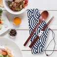 thumbnail image 4 of Kitchen aid Chopsticks, Spoons, Cloth Bag Set, Wooden Tableware Set, Student Portable Outdoor Tableware Set, 4 of 5