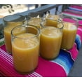 thumbnail image 3 of Dos Suenos Hand Blown Mexican Drinking Glasses  Set of 6 Natural Clear Glasses 14 oz each, 3 of 9
