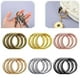 thumbnail image 1 of 18 Uds. de anillos en apariencia para puerta de , mosquetón , accesorio de bricolaje, cierre de abrazadera de 1 ", hebilla de llavero BLESIY puerta de resorte o anillos, 1 of 8