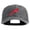 Black, variant on Cardinal Iron on Patched Unstructured Pigment Dyed Cotton Cap - Black OSFM