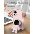thumbnail image 5 of Compatible with Xiaomi 13 Lite Case for Women, Ultra Soft Xiaomi 13 Lite Phone Case Silicone TPU Plating Cute Astronaut Pattern Cases with Stand Cover (Pink), 5 of 14