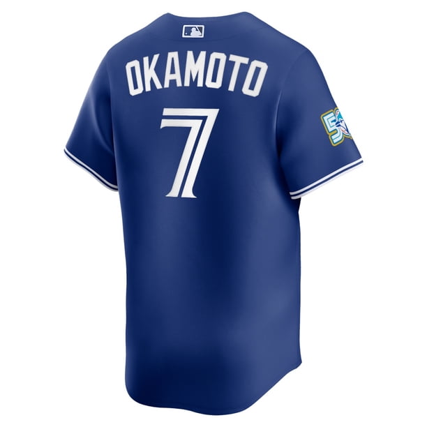 Men's Toronto Blue Jays Nike 50th Anniversary Kazuma Okamoto