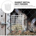 thumbnail image 2 of PBPBOX Rabbits Hay Rack Simple Design Iron For Rabbit Cage 1Set, 2 of 7