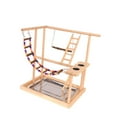 thumbnail image 1 of Soporte de juego para pájaros, parque de juegos para loros, perchas para loros, resistente con escalera, soporte para gimnasio de juegos para pájaros,, 1 of 9