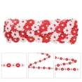 thumbnail image 4 of Daisy Flower Lace Trim, Fine Workmanship Lace Trim Exquisite  For DIY Crafts For Headwear Accessories Red White, 4 of 8