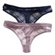 thumbnail image 3 of Tanga Sexy de encaje para mujer, bragas transparentes de cintura baja, calzoncillos femeninos, perspectiva de malla, lencería M-XL, 2 unids/set, 3 of 5