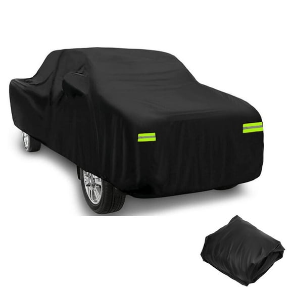 Pecham Truck Cover Waterproof All Weather, Universial Car Covers Windproof Sun UV Snow Rain Dust Resistant Fit for Large Pickups - Length Up to 240"