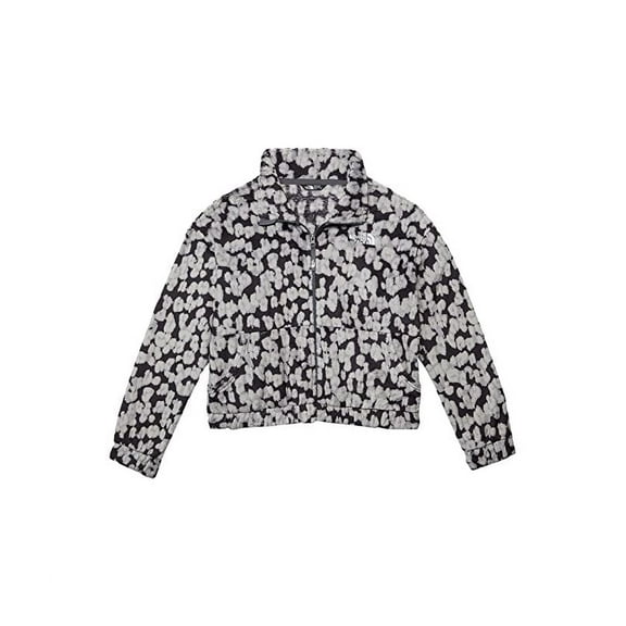 The North Face Girls' Printed Osolita Full Zip Jacket - Vanadis Grey Leopard Print - XL