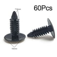 thumbnail image 2 of 60pcs 7.8mm Plastic Car Interior Rivets Fastener Retainer Clips Universal, 2 of 6