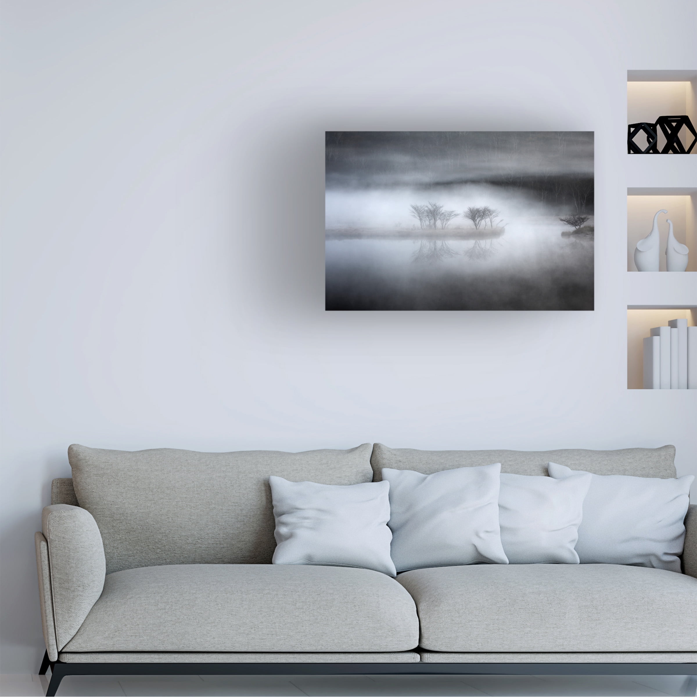 Teruo Araya 'Mysterious Pond' Canvas Art