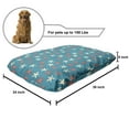 thumbnail image 2 of Under the Sea Pet Bed, Starfishes Pattern Dots Nautical Wildlife Composition Marine Fauna, Resistant Pad for Dogs and Cats Cushion with Removable Cover, 24" x 39", Coral Ivory and Teal, by Ambesonne, 2 of 4