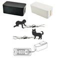 Stri Power Cord Storage Box Plastic Power Strip Data Headset Finishing