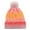 Orange, variant on Knit Beanie Winter Hat, Thermal Thick Polar Fleece Snow Skull Cap For Men And Women Gray