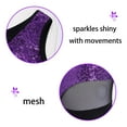 thumbnail image 7 of iiniim Kids Girls Sequin Sleeveless Ballet Gymnastic Leotard Jumpsuit Biketard Dancewear 4-14 A Purple 8, 7 of 7