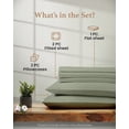 thumbnail image 3 of Juego de sábanas Good Sleep Bedding Split King, 100% algodón, 1000 hilos, 3 of 7