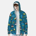 thumbnail image 4 of Kll Cartoon Transportations Print Men'S Women’s Upf 50+ Sun Protection Outdoor Hoodie Jacket Long Sleeve Fishing Hiking Performance Shirt- 3x-Large, 4 of 8