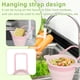 thumbnail image 4 of Uuiauoio Silicone Faucet Hanging Strainer, Collapsible & Foldable Drain Basket for Sink, Hanging Food Catcher with Faucet Clip, Easy Storage Vegetable Fruit Colander, 4 of 6
