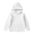 thumbnail image 4 of Weebloom Girls Bow Hoodies Girl Long Sleeve Print Hooded Sweatshirt Loose Fit Pullover Fleece Top For Casual Wear Dailywear White 9-10 Years, 4 of 4