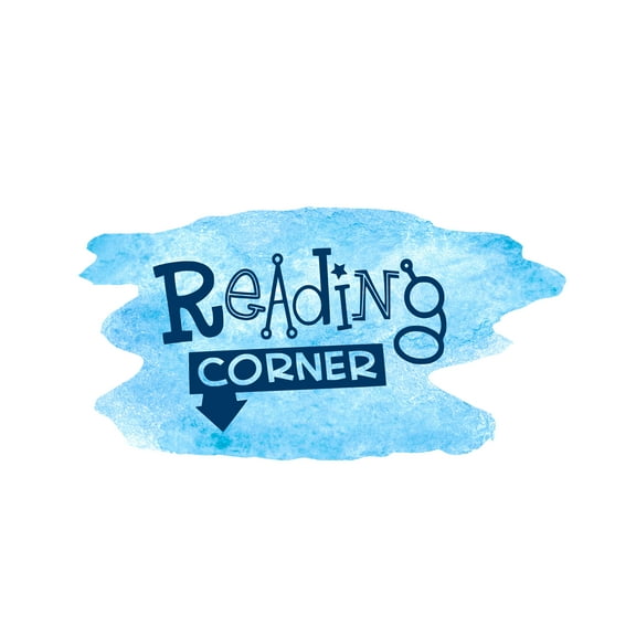 SIGNAGE - Kids Bedroom Study Room Blue Themed Signage Vinyl Decoration Reading Corner Lettering Art Design Adhesive Home Wall Decal Sticker 20" x 10"