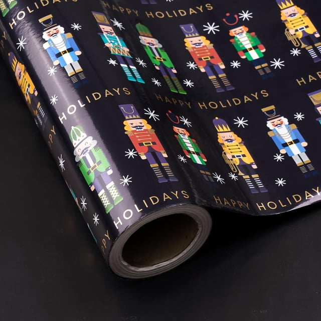 Papel navideño WRAPAHOLIC Nutcracker de 43 x 10 m