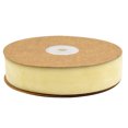thumbnail image 1 of 1 rollo de 2,5 cm de ancho, no elástico, accesorios para ropa, cinta para envolver regalos, cintas flocadas, cinta decorativa para bricolaje, para tienda de casa (beige), 1 of 6