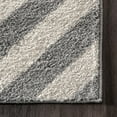 thumbnail image 3 of nuLOOM Zadie Geometric Runner Rug, 2' x 6', Gray, 3 of 4