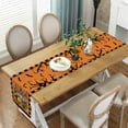 thumbnail image 4 of Halloween Gnomes Pumpkin Table Runner, Autumn Fall Holiday Dining Room Kitchen Table Party Decoration 13 x 72 Inch, 4 of 4